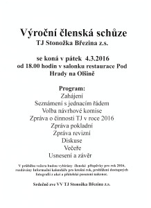 Výroční členská schůze